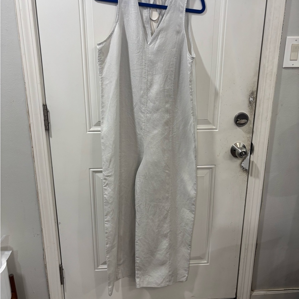 Whistles Linen Jumpsuit Size 8